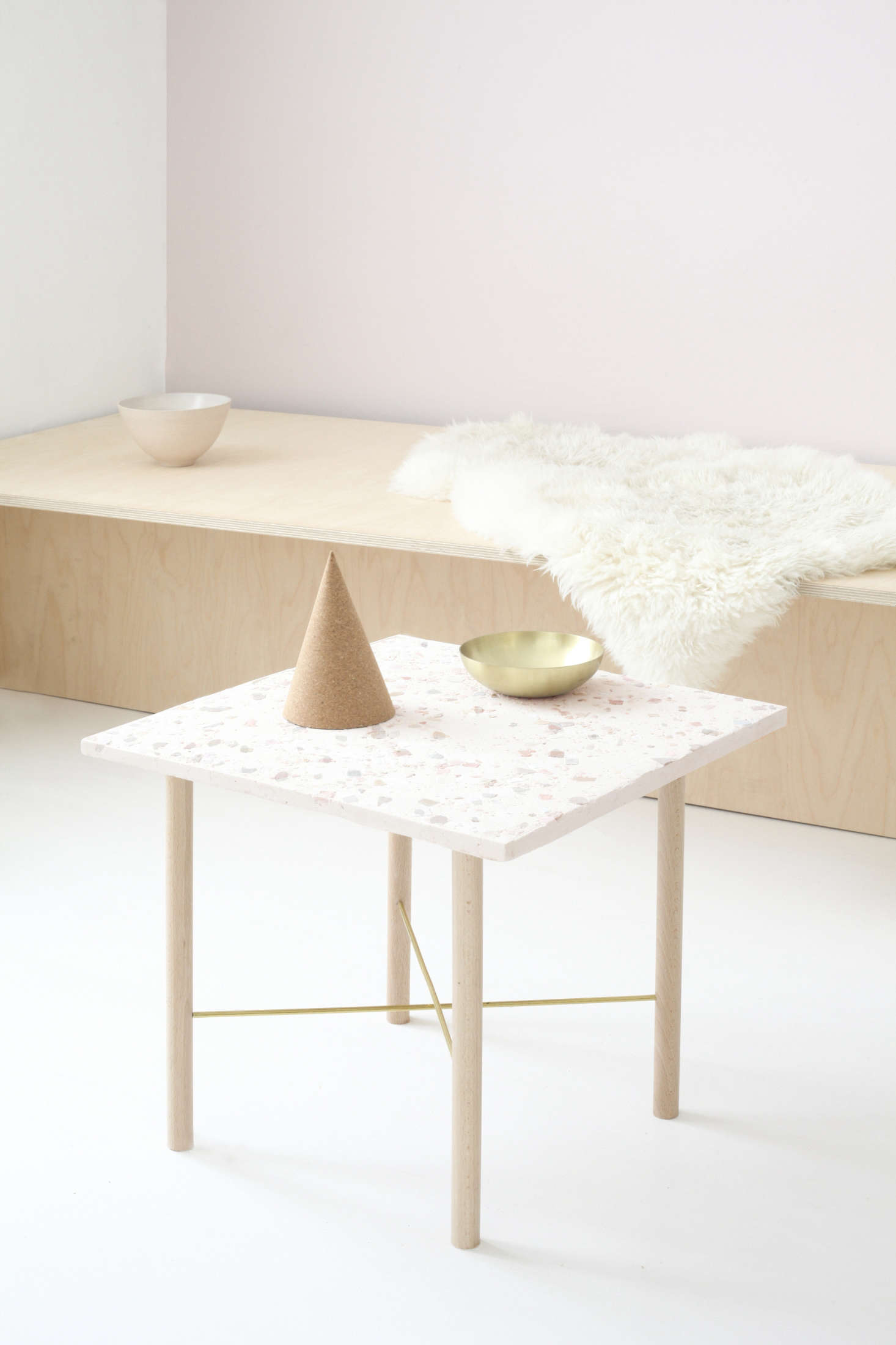 diy terrazzo table 
